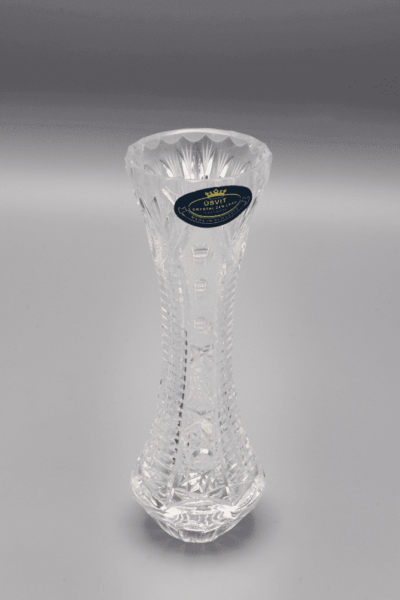 Krištáľová brúsená váza ÚSVIT 15 cm - Image 2