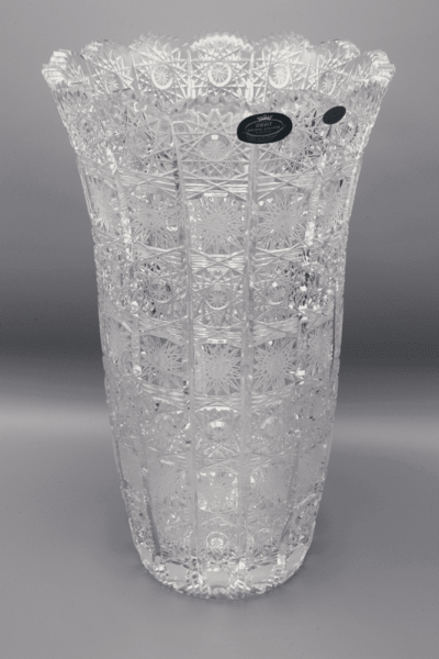 Krištáľová brúsená váza ÚSVIT 32 cm - Image 2