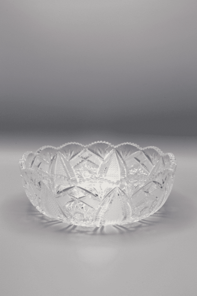 Krištáľová brúsená misa ÚSVIT 21,5 cm - Image 2