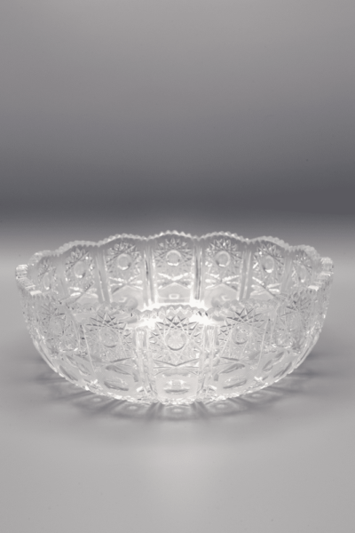 Krištáľová brúsená misa ÚSVIT 21,5 cm - Image 2