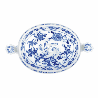 Cibulák – Misa zeleninová oválna 1.5 l – originálny cibuľový porcelán II. akosť - Image 2