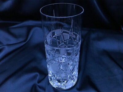 Krištálové brúsené poháre 380 ml set 6 kusov - Image 2