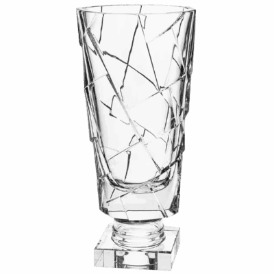Krištáľová váza Cra ftd vase 38 cm
