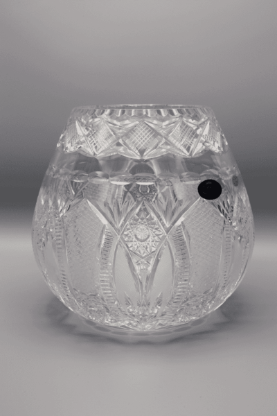Krištáľová brúsená váza ÚSVIT 20 cm - Image 2