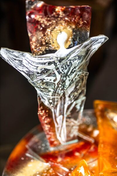 Umelecké sklo Veronika Rusňáková 29x52 cm - Image 2