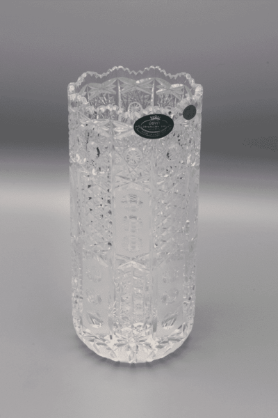 Krištáľová brúsená váza ÚSVIT 20 cm - Image 2
