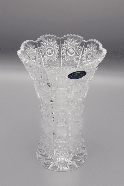 Krištáľová brúsená váza ÚSVIT 20 cm - Image 2