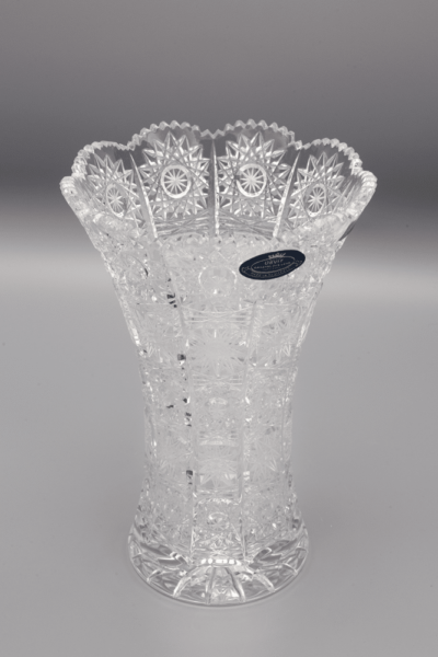 Krištáľová brúsená váza ÚSVIT 20 cm - Image 2
