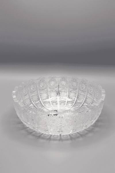 Krištáľová brúsená misa ÚSVIT 21,5 cm - Image 3