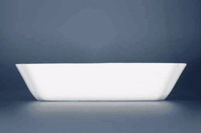 Cibulák – Misa šalátová 4-hranná 24 cm – originálny cibuľový porcelán 1. akosť - Image 2