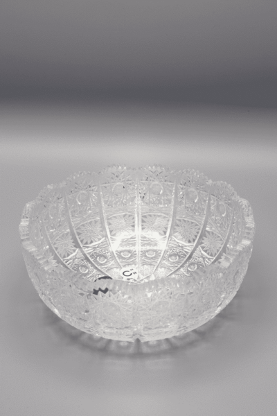 Krištáľová brúsená misa ÚSVIT 18 cm