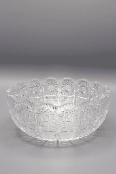Krištáľová brúsená misa ÚSVIT 18 cm - Image 2
