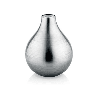 Váza BOMBEJ platina D28,7 cm H37,5 cm