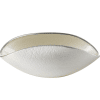 Misa BURA biela perla / platinová linka 38x11 cm