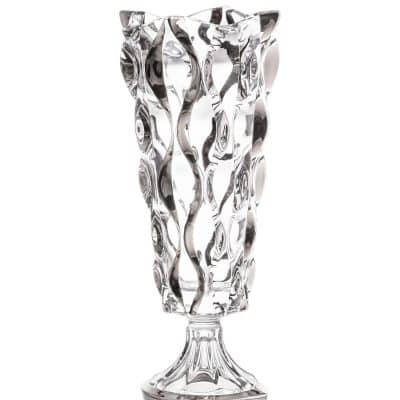 Krištálová brúsená váza Samboa 40,5 cm