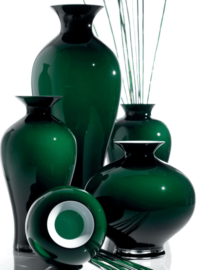 Váza AURORITA zelený les H70 cm