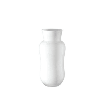 Váza NUVOLTA biela H30 cm