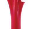 Váza WAIVA opálovo biela červená H75 cm