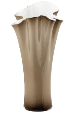 Váza WAIVA opálovo biela fumé H75 cm