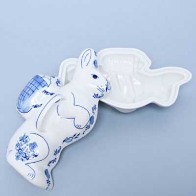 Cibulák – Forma na pečenie – zajac – originál cibuľový porcelán 1. akosť