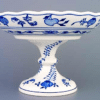 Cibulák – Misa kompótová na nohe 24 cm – originál cibuľový porcelán 1. akosť