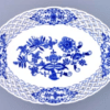 Cibulák – Košík prelamovaný 24 cm – originál cibuľový porcelán 1. akosť