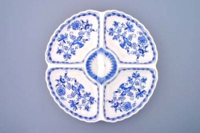 Cibulák – Kabaret štvordielny 32 cm – originál cibuľový porcelán 1. akosť