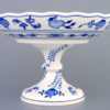 Cibulák – Misa kompótová na nohe 24 cm – originál cibuľový porcelán 1. akosť