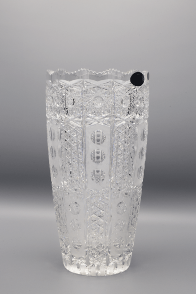 Krištáľová brúsená váza ÚSVIT 26 cm