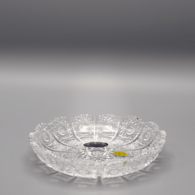 Krištáľový brúsený tanier ÚSVIT 14 cm