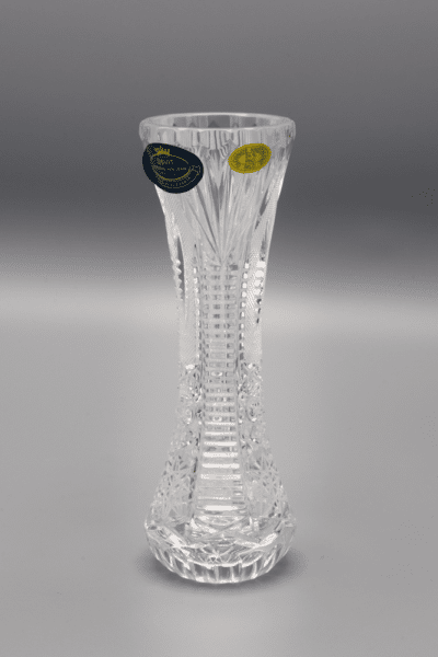 Krištáľová brúsená váza ÚSVIT 15 cm