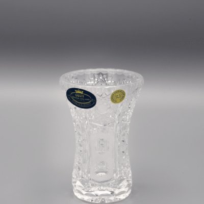 Krištáľová brúsená váza ÚSVIT 9,5 cm
