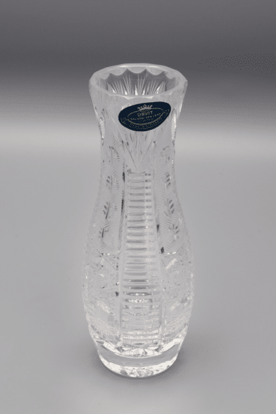 Krištáľová brúsená váza ÚSVIT 17 cm