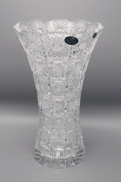 Krištáľová brúsená váza ÚSVIT 30 cm - Image 2