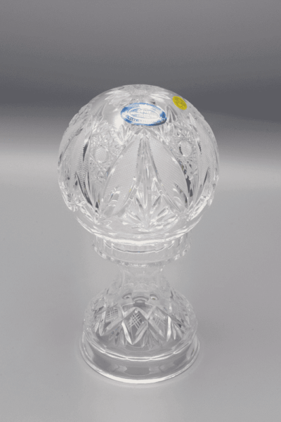 Krištáľová brúsená dekorácia lopta ÚSVIT 18,5 cm - Image 4