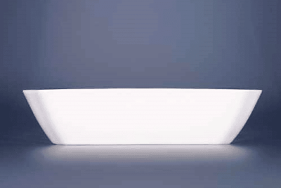 Cibulák – Misa šalátová 4-hranná 18 cm – originálny cibuľový porcelán I. akosť - Image 2