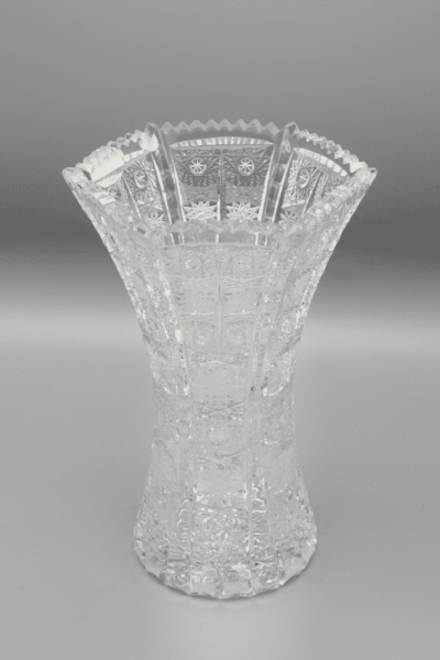 Krištáľová brúsená váza ÚSVIT 21 cm - Image 2