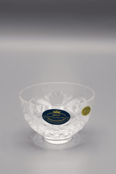 Krištáľová brúsená misa ÚSVIT 7,5 cm - Image 2