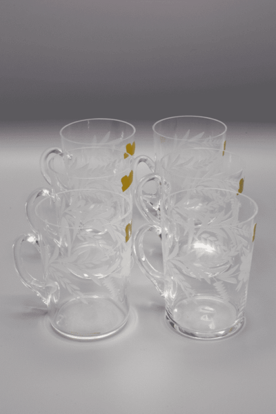 Krištáľové brúsené poháre ÚSVIT 200 ml set 6 kusov - Image 3