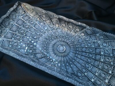 Krištáľová brúsená exkluzívna platňa 45 cm - Image 2