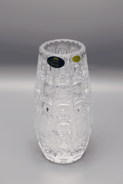 Krištáľová brúsená váza ÚSVIT 20 cm - Image 2
