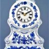 Cibulák – Krbové hodiny bez ruží 28 cm – originál cibuľový porcelán 1. akosť