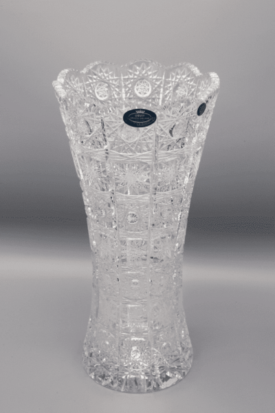 Krištáľová brúsená váza ÚSVIT 30 cm - Image 2