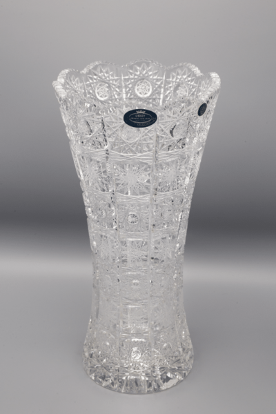 Krištáľová brúsená váza ÚSVIT 30 cm - Image 2