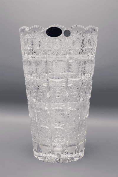 Krištáľová brúsená váza ÚSVIT 25 cm