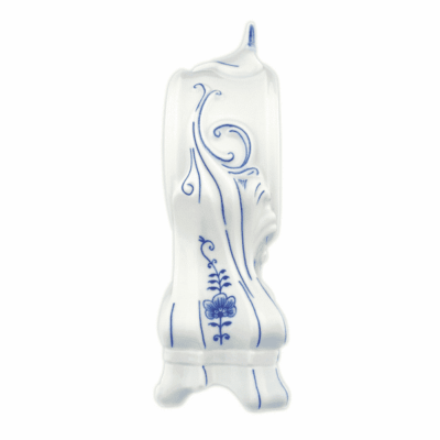 Cibulák – Krbové hodiny bez ruží 28 cm – originál cibuľový porcelán 1. akosť - Image 2