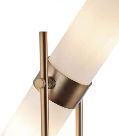 Stojacia lampa kov - mramor - sklo 20x20x87v - Image 2