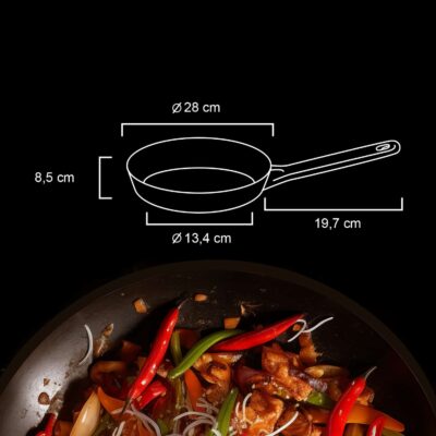 Panvica WOK 28 CM TEFLON PLATINUM PLUS - Image 2