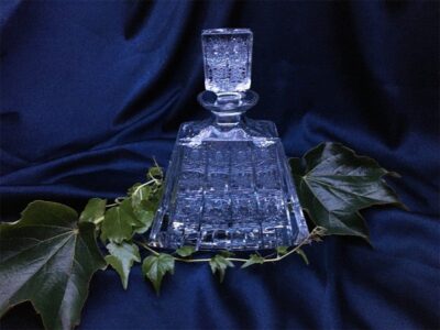 Krištáľová brúsená whisky fľaša 700 ml - Image 4