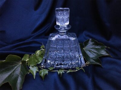Krištáľová brúsená whisky fľaša 700 ml - Image 4